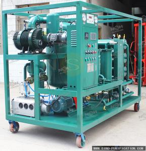 China Double Vacuum Stage Transformer Oil Purification Machine Large Flow Rate factory