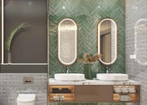 China Glazed Modern 75x300mm Ceramic Glossy Subway Wall Tile factory