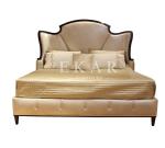 Humanized Designed Leather Bed with Leaning on Both Side