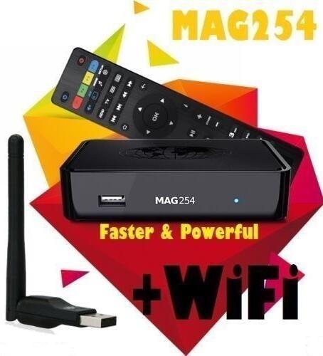 MAG 254 Latest Original Linux IPTV/OTT Box Processor than MAG 250 iptv arabic