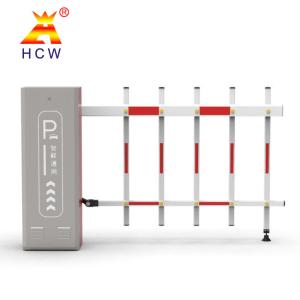 China Variable Frequency Rising Arm Four Fence Barrier Gate 160W factory