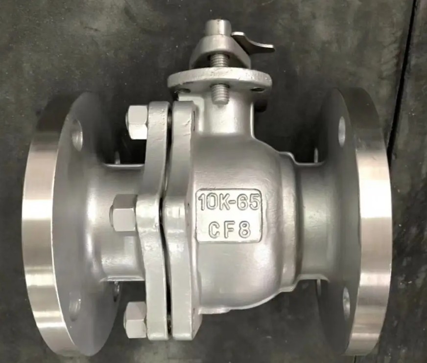 Q41F Stainless steel CF8 2-PC JIS10K ball valve