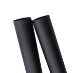 66% Content Carbon Fiber Tube with Knitted Weaving Hexagon Tubes Wide Applicatio