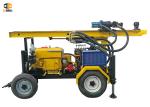 Hydraulic 4 Wheels Dth Drilling Rig 110m Small Portable Type For Water Well