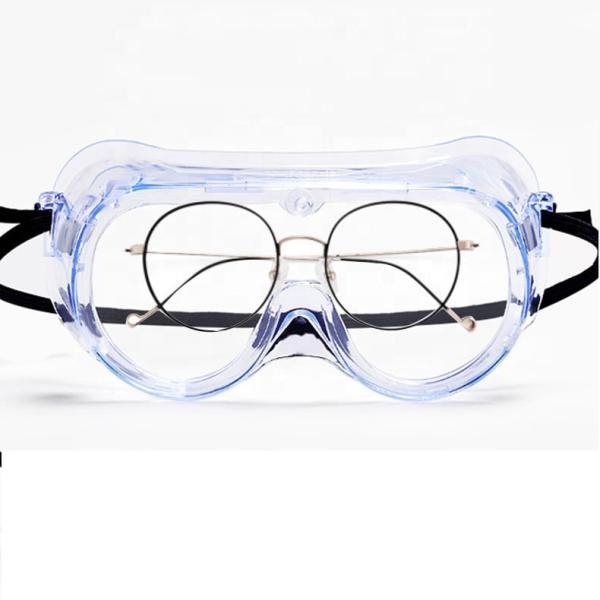 Virus Preventing Medical Safety Glasses Fully Enclosed Recycled Anti Fog Impact