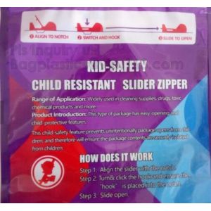 Child-resistant Packaging, Kraft Paper Child Resistant Bag, Opaque Plastic