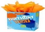 100% Recycled Vellum Kids Birthday Bag