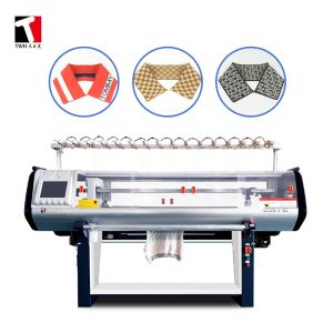 Custom Single System Collar Flat Knitting Machine 60 Inch 12G​
