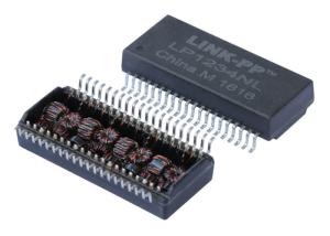 China 40SS1041AXM 4x10/100Base-T Magnetic Transformers Quad Port Ethernet LP1234NL factory