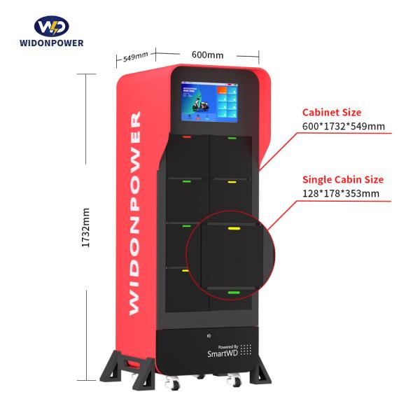 RFID Battery Swapping Station for E-bike Scooter Motorcycle Rickshaws Input 100