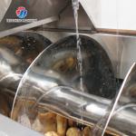 580KG Fruit and vegetable cleaning equipment continuous cleaning machine root