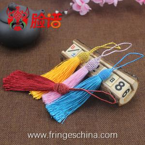 China Colorful classical wholesale chinese tassels trimming fringe for bookmark factory