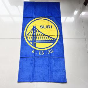 China 100% Cotton Terry Printed Towel Terry designer electric towel with designs for business quick dry beach towel on sale