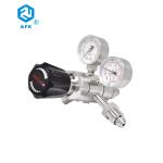 R31 Stainless Steel 316 Pressure Regulator 6 Hole Double Gauge 4000psi