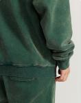 Oversized Crewneck Sweatshirt Womens Unisex Plain Embroidery Printing Acid Wash