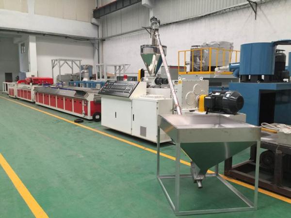 GF240 PVC Panle Profile Production Line , PVC Profile Extrusion Machine Easy