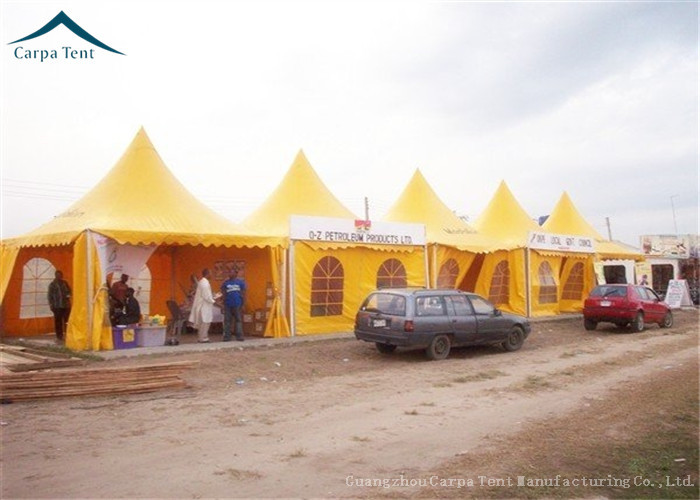 Fireproof Colorful Big Span Pagoda Tents Party Thickness Over 60um 5m*5m