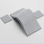 AOK Ultrasoft Heat Sink Silicone Pad , CPU Gap Pad Thermal Conductivity