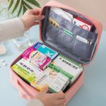 Small 420D Polyester Portable Outdoor First Aid Kit For Medicine Cosmetic