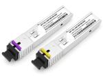 TX1550nm/RX1490nm SFP Fiber Transceiver 1.25G SFP 80km SC Connector BIDI