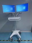 Hospital Medical Mobile Workstation 22 Inch Electric