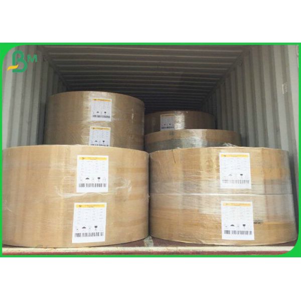 Non-toxic 60gsm 120gsm Every Size Printed Food Grade Paper Roll For Straws