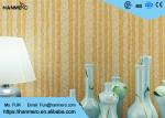 Golden And Gray Sandstone Particle Modern Removable Wallpaper Bedroom Striped