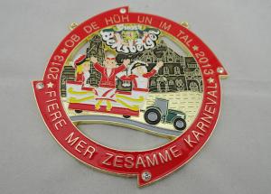 China Custom Fiere Die Cast, Die Struck, Stamped Mer Zesamme Karneval medal by Two Tones Plating factory