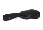 PVC Matte Black Leather Fiberglass Guitar Hard Case With Backpack Straps