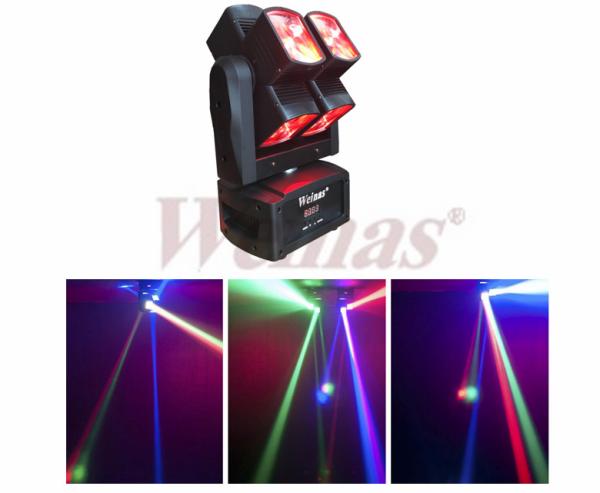 8pcs 10Watt RGBW 4IN1 LED Moving Head Light Stage For Disco KTV Bar Night Club