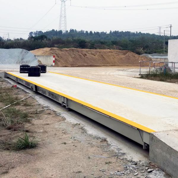 60 Tons Commercial Truck Scales ZEMIC Load Cells Computerised Digital Pitless