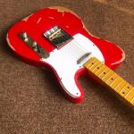 Electric guitar,handmade 6 stings telecast gitaar Tele electric Guitar relics by