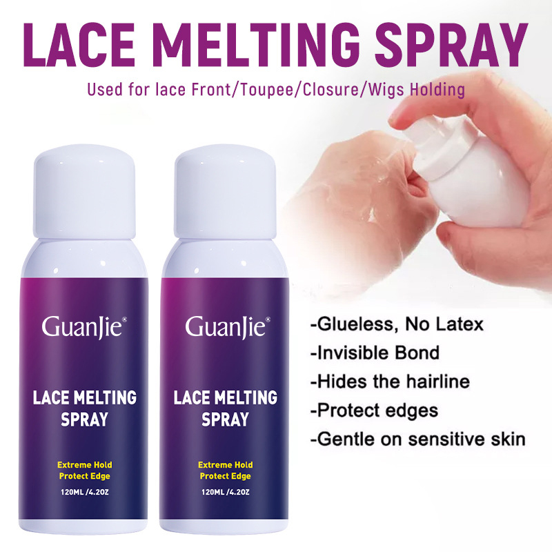Strong Hold Lace Wig Adhesive Glue and Tint Spray for Private Label Lace Tint
