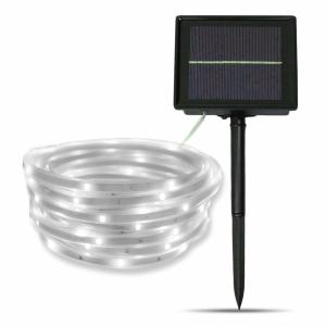 China Waterproof Outdoor Solar LED Strip Lights 2V 100mA IP44 Flexible Cold White factory