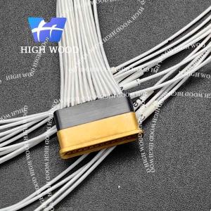 China J30J SERIES Glass Sintered Gas Sealed Rectangular Electrical Connector , J30JM1-25ZKH2-Q15-X factory