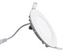 Round Recessed LED Slim Panel With Cool Light Thickness 4mm Mitsubishi Material