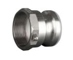 G2 Thread PTFE Lined Pipe Fittings 2 Inch Camlock Fittings D Adaptor