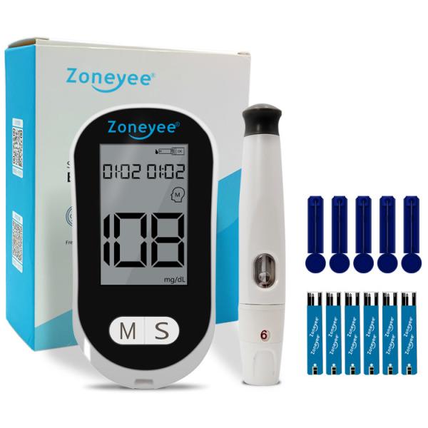 2023 New Accurate Blood Glucometer Monitor Machine Medical Blood Sugar Tester