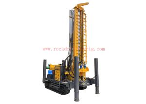 China Multi Function Water Well Drilling Machine 400m Crawler Mounted 112kw factory