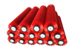 China Nylon Filament Industrial Cleaning Brushes Customized Size For Fruit Cleaning factory