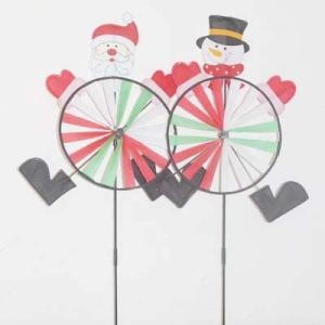 China Christmas Windmill Santa and Snowman factory