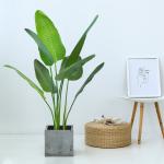 120cm Artificial Landscape Trees Traveller'S Palm PE Leaves Real Touch Potted