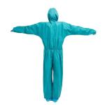 Zipper Front Cleanroom Disposable Coverall With Hood Germfree
