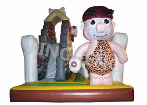 China Half - Open Commercial Inflatable Water Slides / Amusement Toddler Jump House factory
