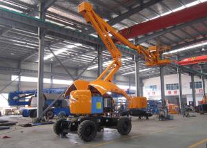 China 16 Meter 2WD Articulated Hydraulic Boom Lift With 230kgs Capacity 180 Return Platform factory