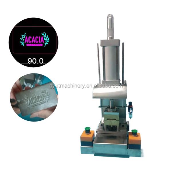 Construction Works Stamping Machine for Various Shapes of Soap Logo Imprint