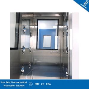 China Laboratory Clean Room Equipment Stainless Steel Static Type Cleanroom Pass Through Box factory