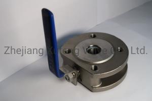 China SS304 Wafer Ball Valve Q71F with Electric Driving Mode 30-Day Return Refunds Guarantee factory
