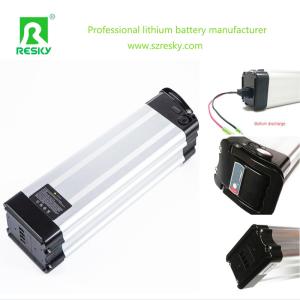 China Silverfish Rechargeable Li-Ion Battery 36V 10.4ah 350W Storage Lithium Ebike Battery Pack factory