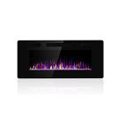Customized Logo Acceptable Electric Fireplace Stove with 9 Flame Colors Wall
